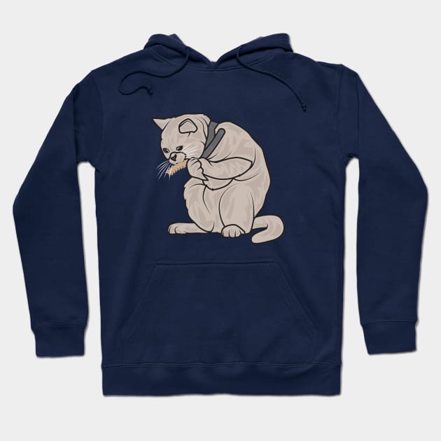 Cat and Catnip Hoodie by crissbahari